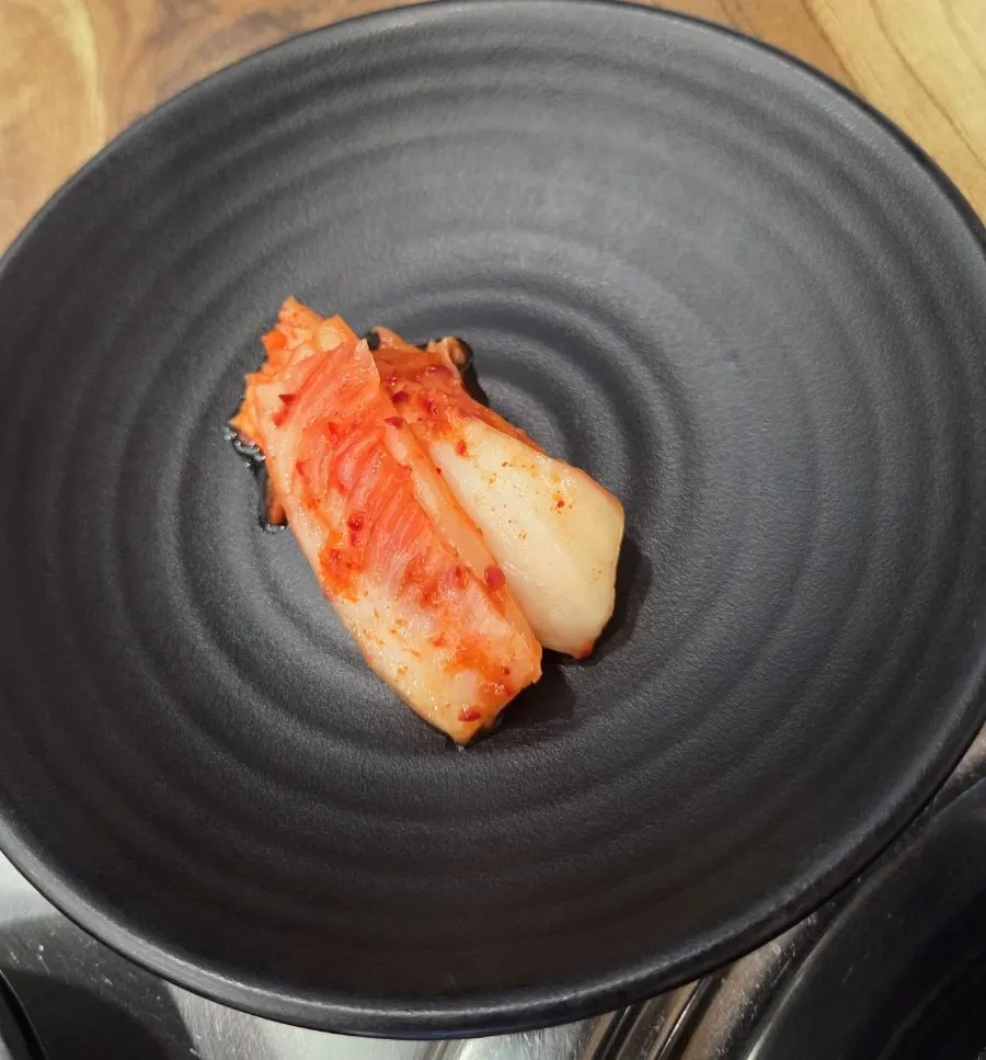 Tangy, well-aged mukeunji kimchi