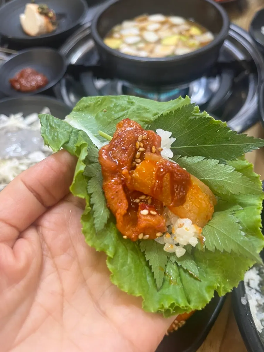 밥과 함께 먹는 나물 반찬