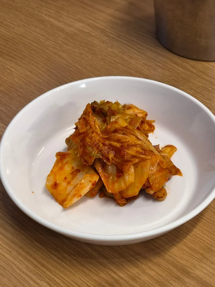 등촌샤브칼국수 기본 반찬