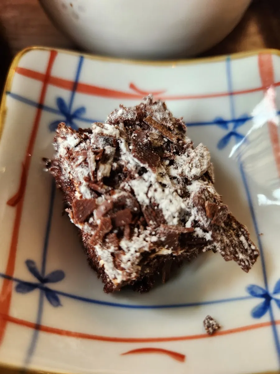 Sweet dessert served after the meal