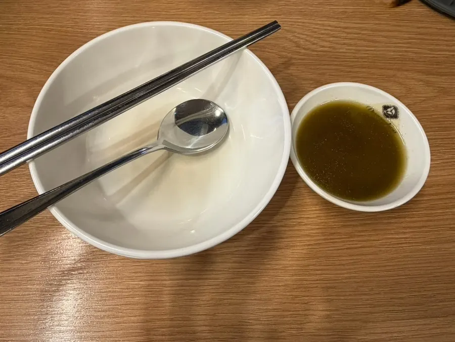 Wasabi soy sauce prepared in advance