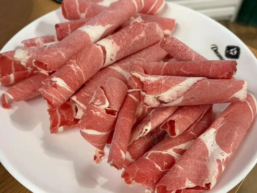 Plate of the extra 180g of beef ordered