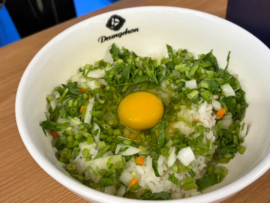 Fried rice made to finish the meal