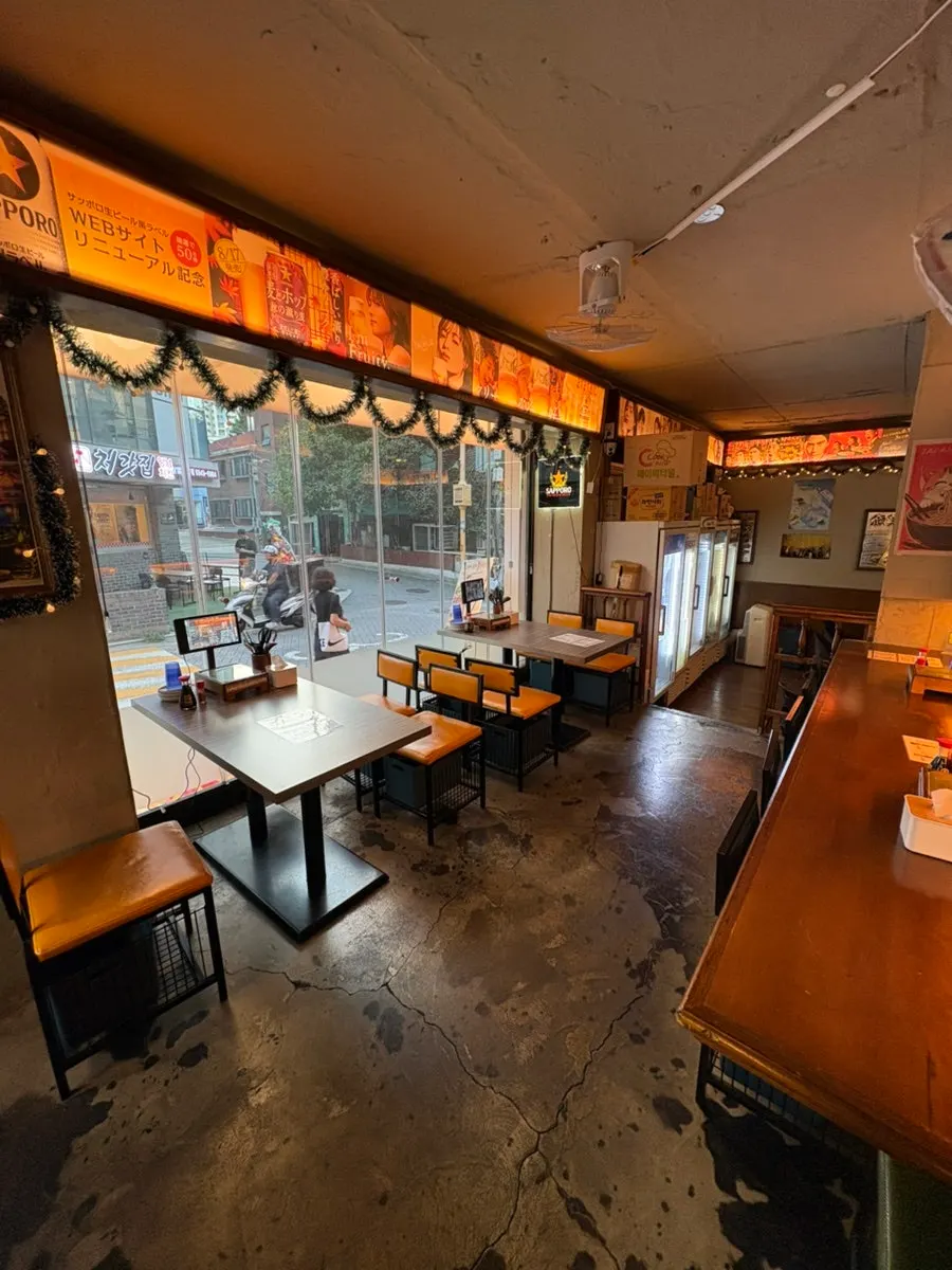 Japanese-style izakaya interior