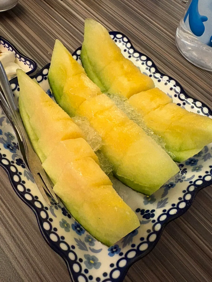Seasonal melon bar snack