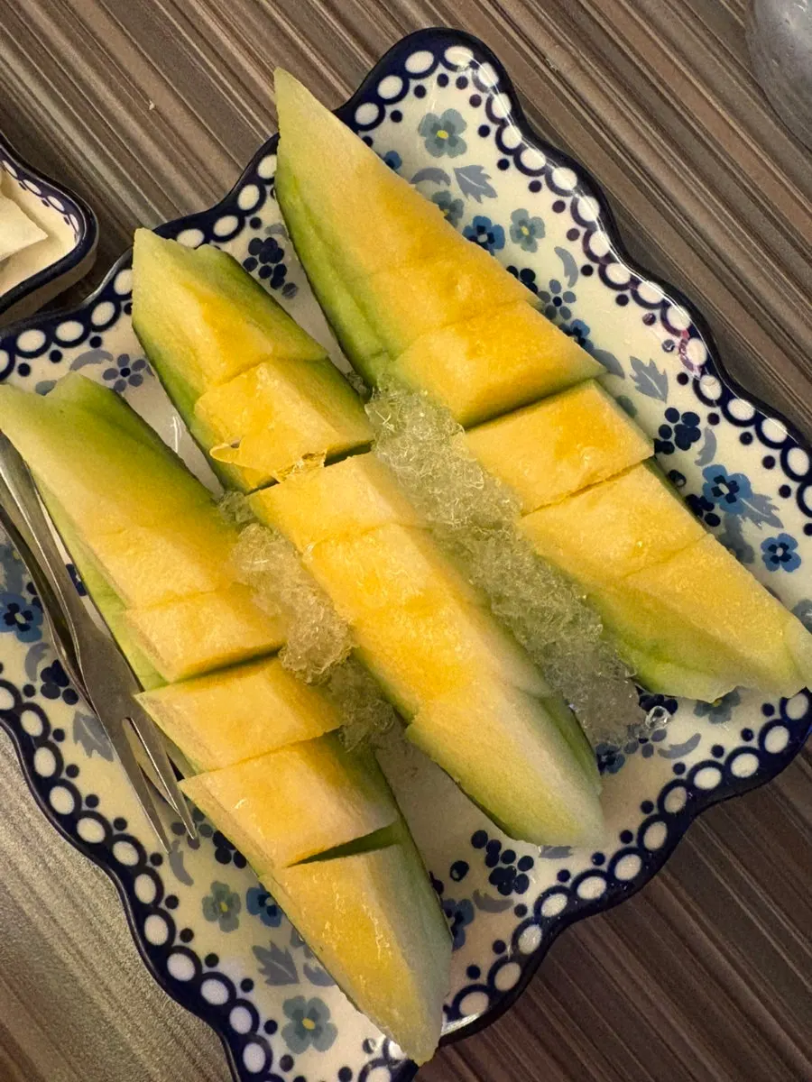Chilled melon
