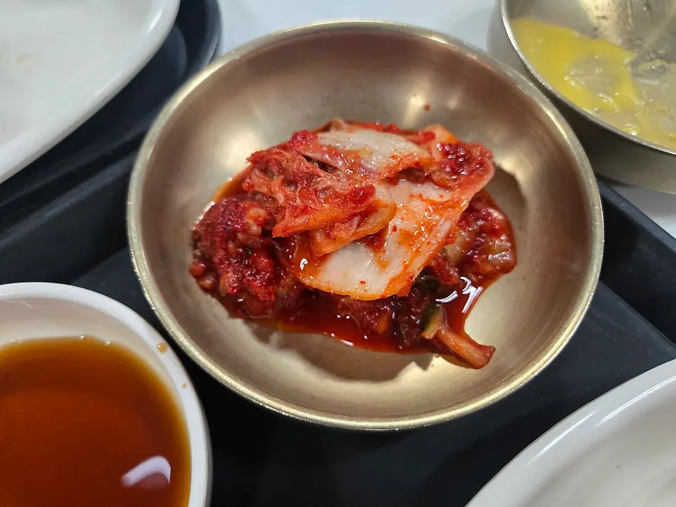 Crispy fried kimchijeon