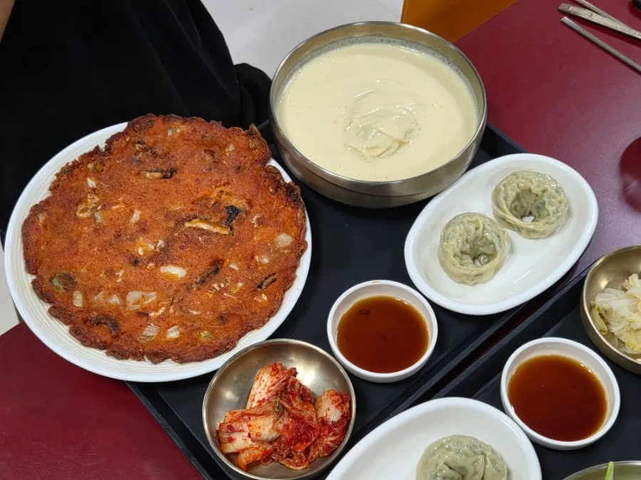 상암회관 콩국수 상차림