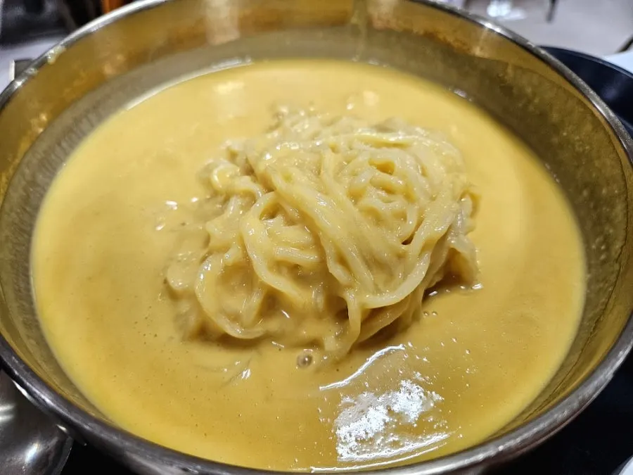 단호박콩국수 국수면