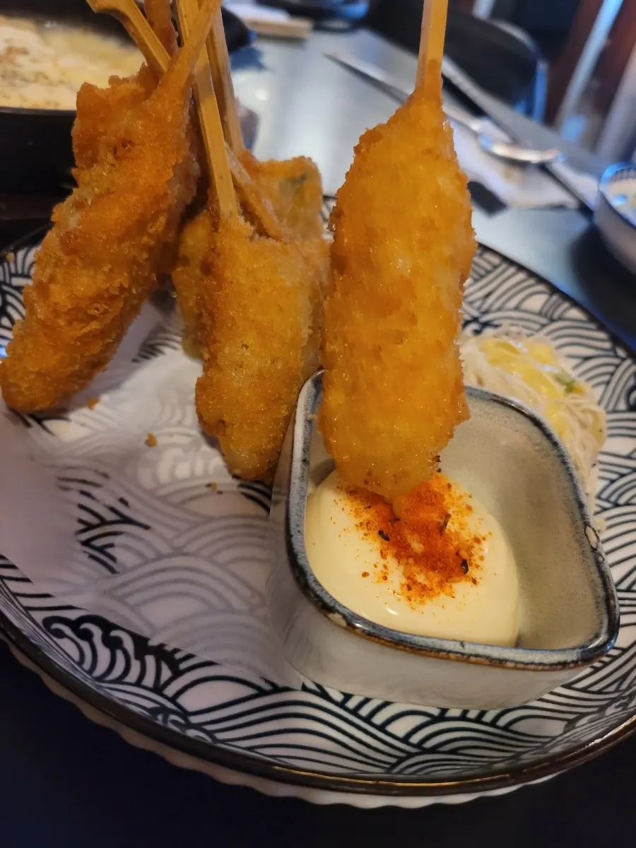 Mentaiko cheese potatoes with thinly sliced potatoes and cheese
