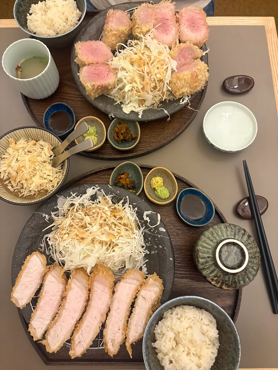 Pedido de special tenderloin katsu y sirloin katsu