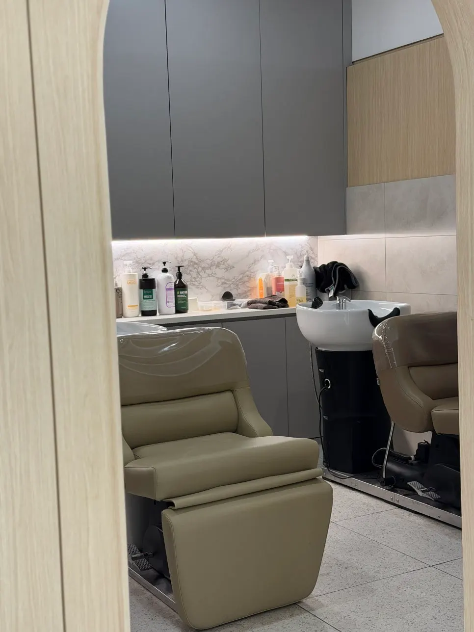 Premium care products used at Muse Hair Salon