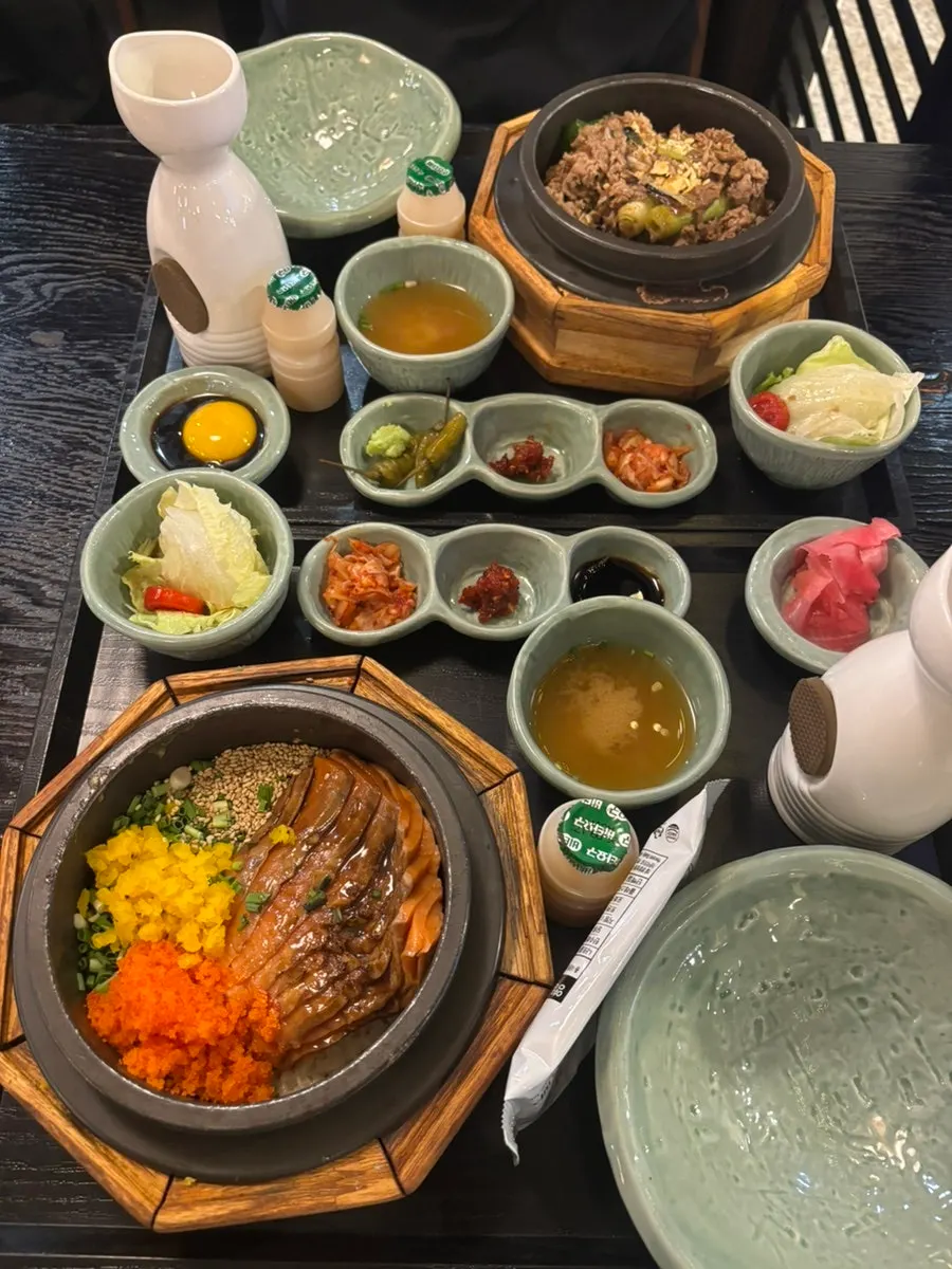 Pot rice order with the double brisket option selected
