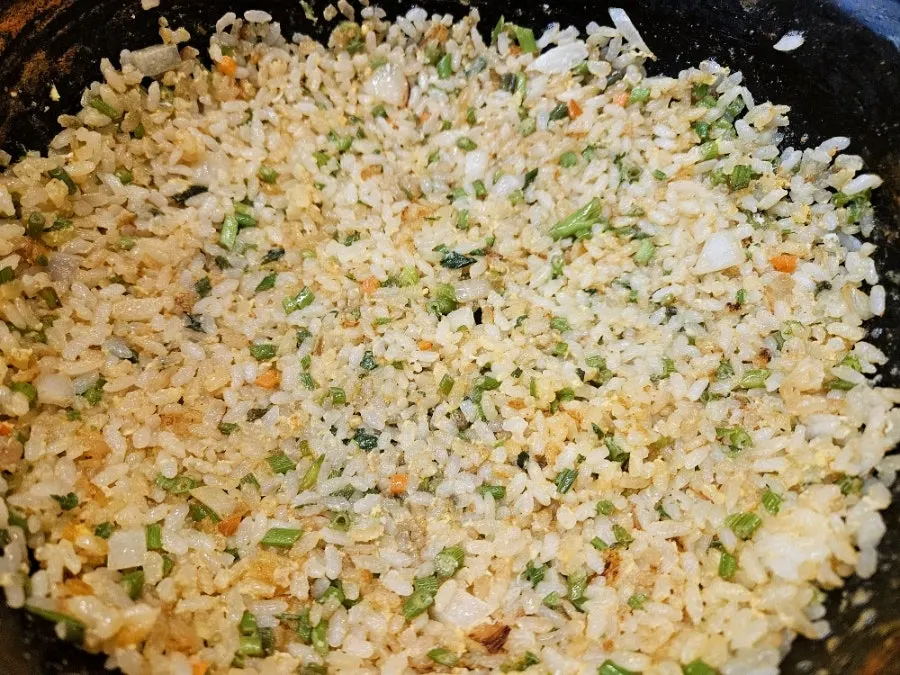 Fluffy egg fried rice