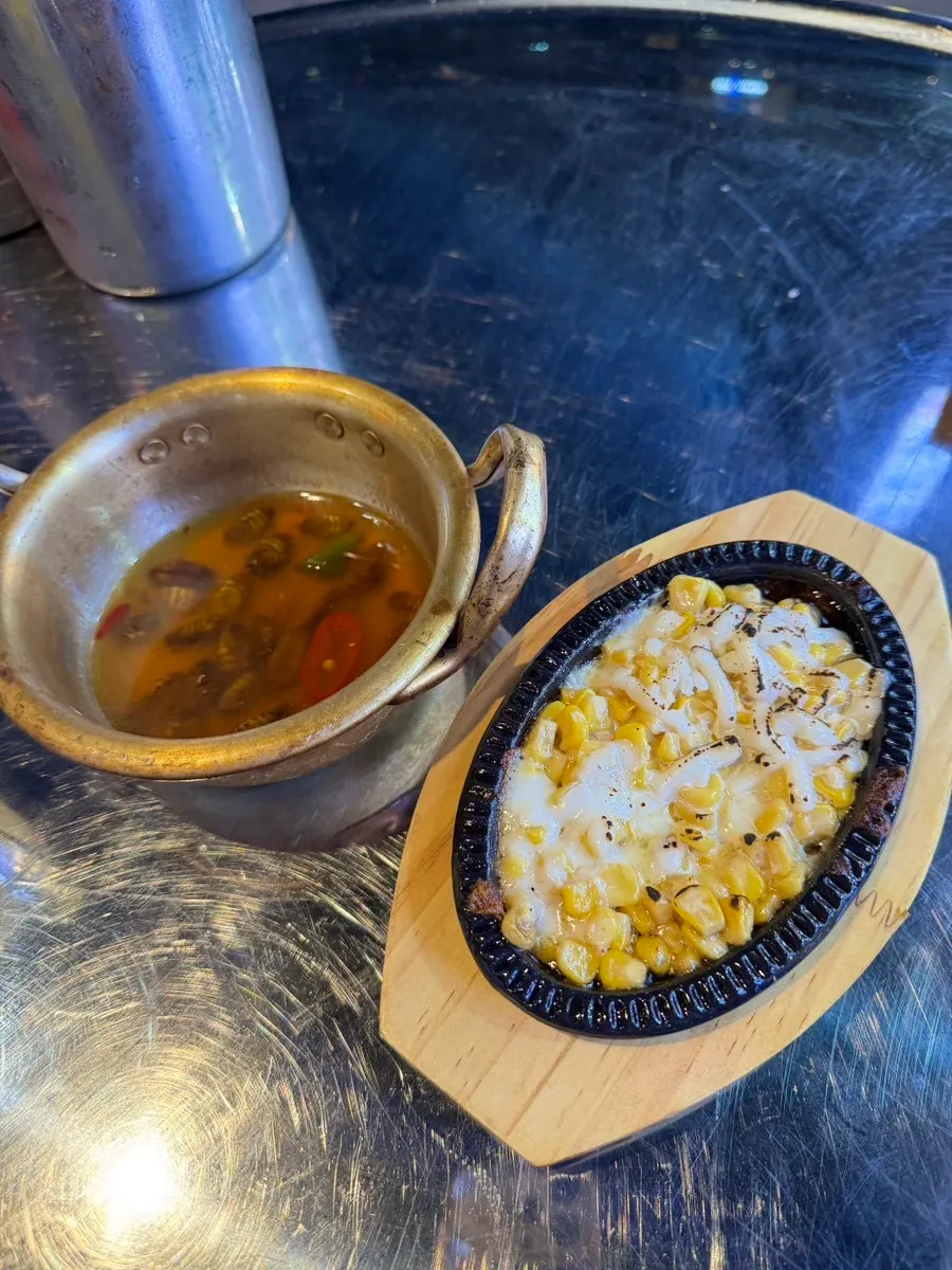 A spread of the standard sseukidasi side dishes