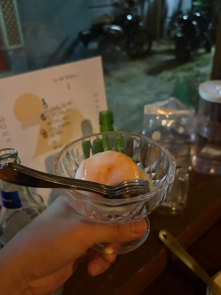 입가심용 아이스홍시 디저트