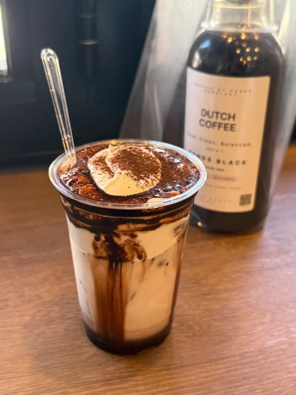 Choco Choco Einspänner topped with thick cream
