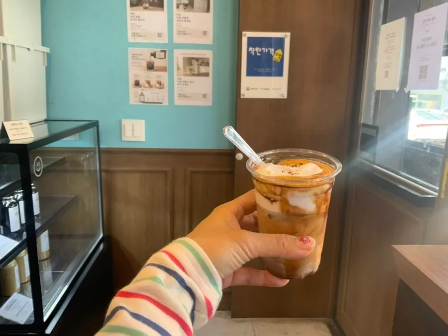 店内で飲んだシグネチャーコーヒー