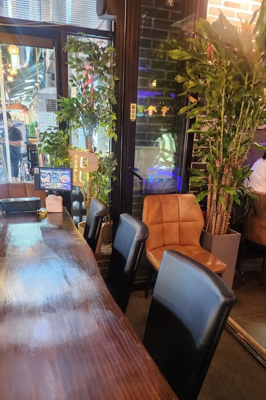 Semi-terrace-style seating at People & Peoples