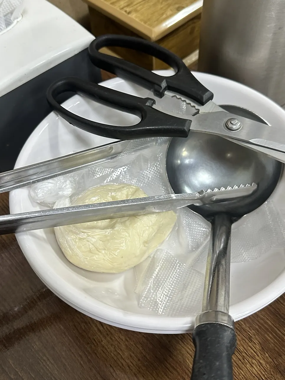A generously simmering pot of gamjatang
