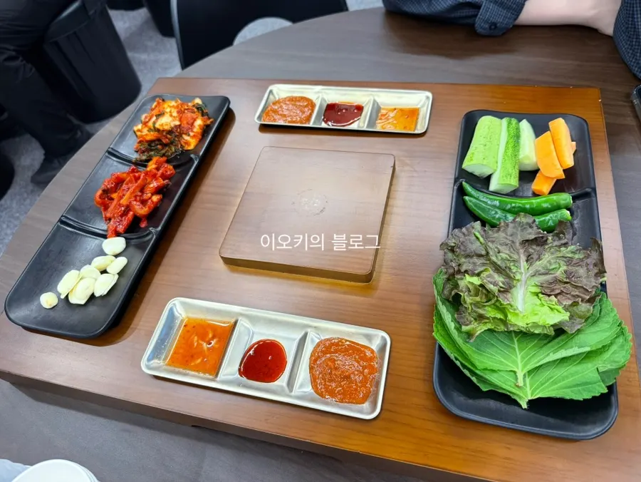 Basic side dishes set on the table