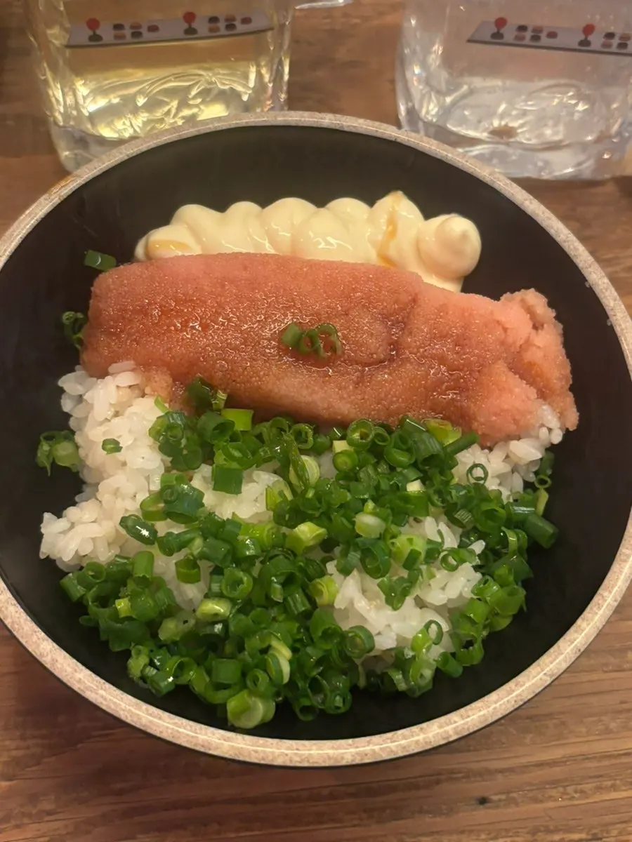 주문한 야키토리와 명란밥