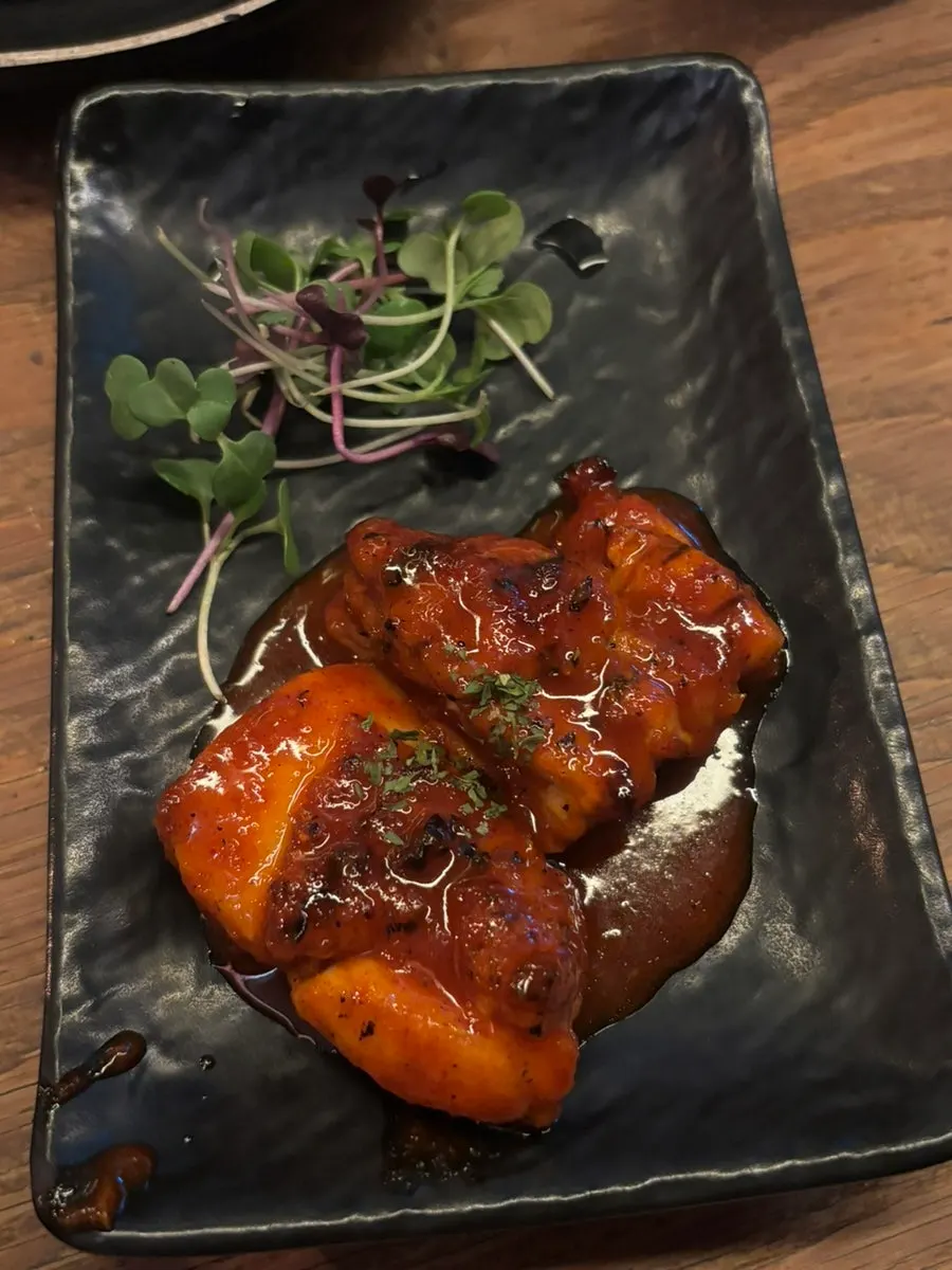 통천겹살 숯불꼬치