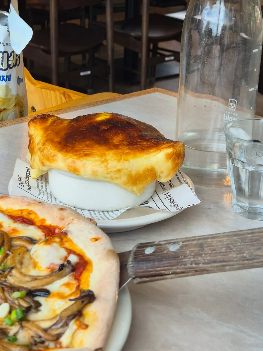 Sweet pumpkin pastry soup