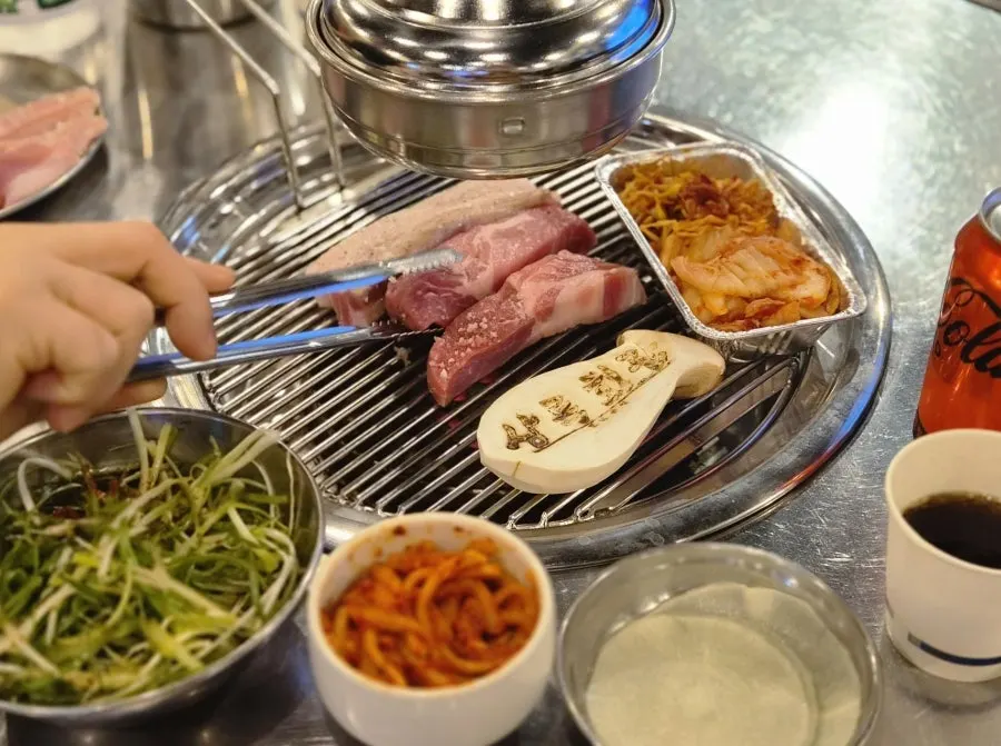Assorted pork platter with the han-geun order
