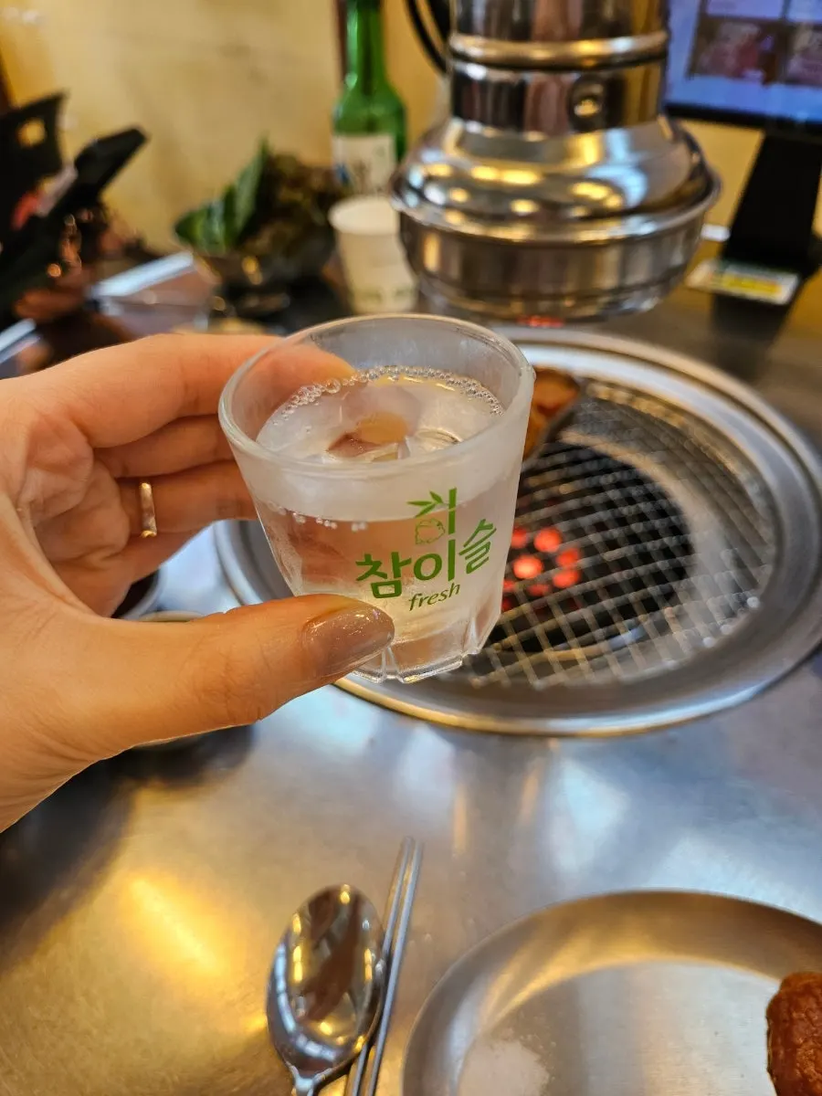 Fully cooked oddol galbi with grilled garlic