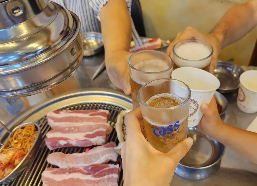 上录会馆炭火烤肉太田店招牌