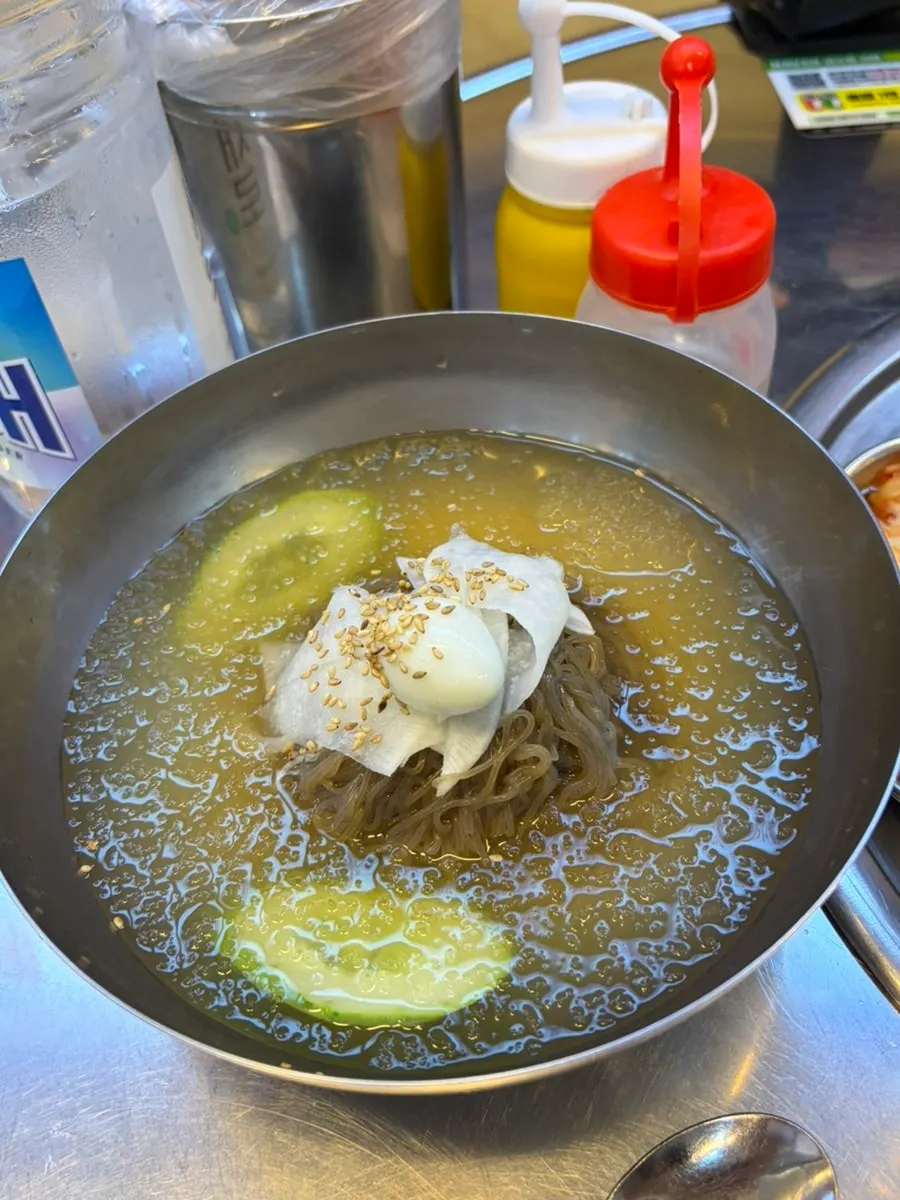사이드로 주문한 물냉면