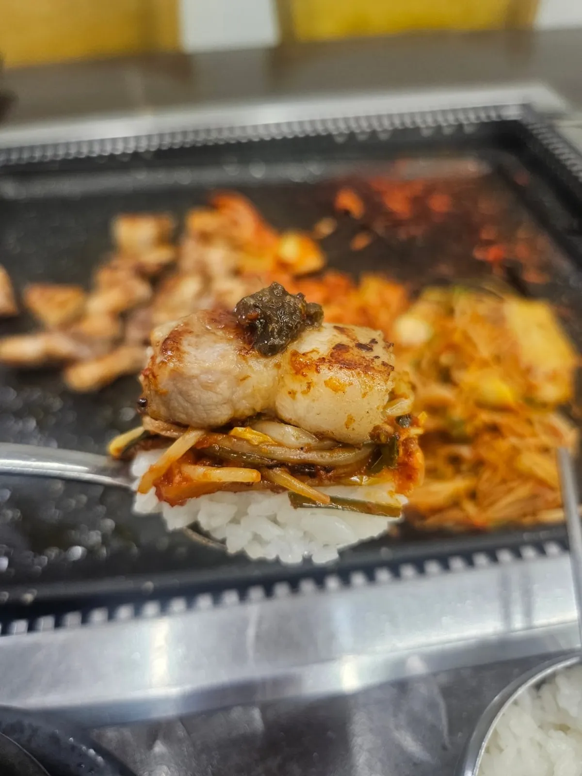 Signature pork belly photo at Myeongmun Restaurant in Sangok-dong