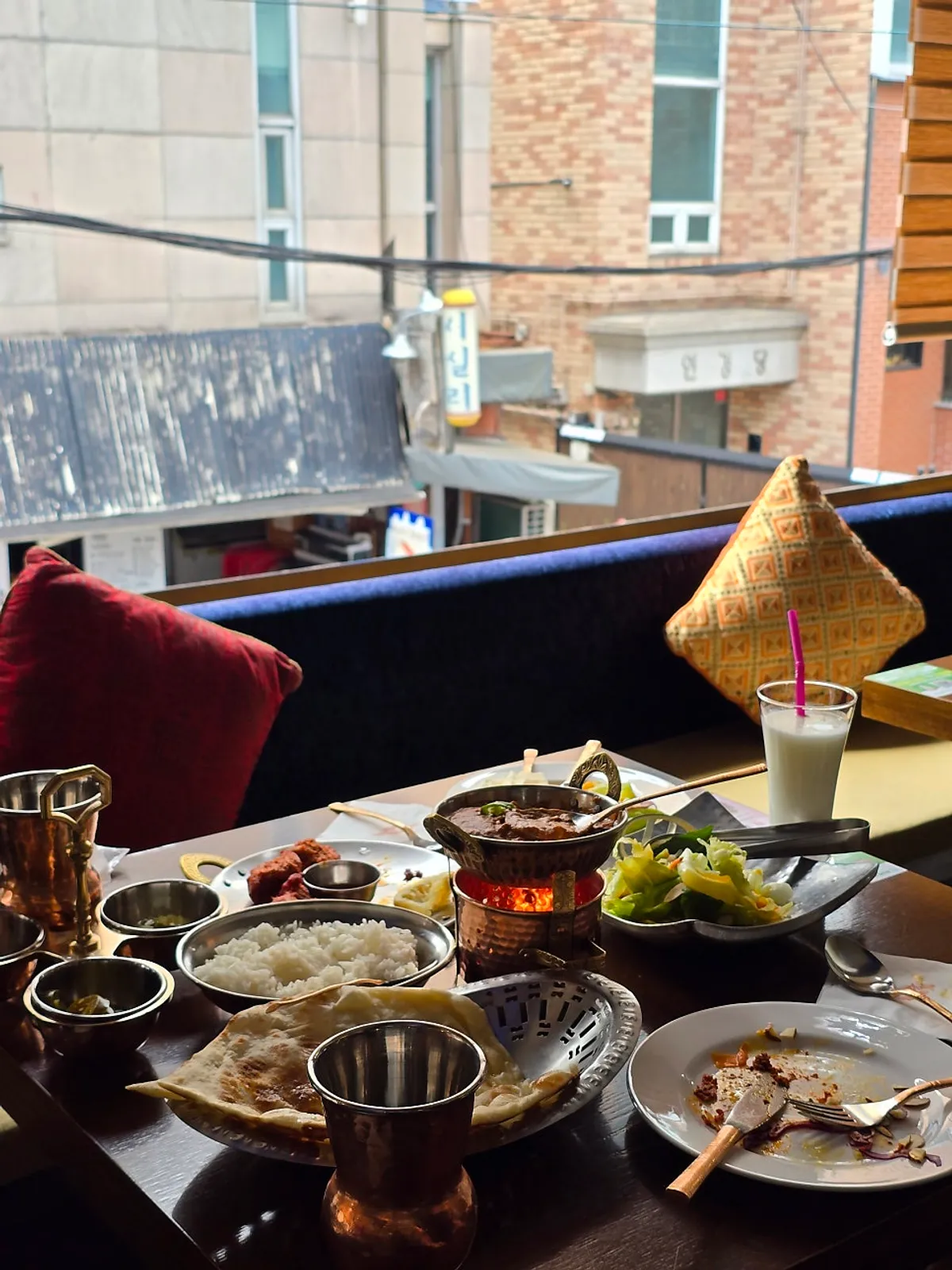 September curry enjoyed on the second floor