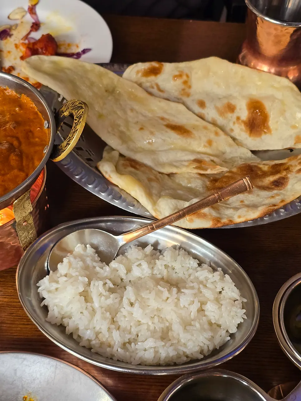 Sangsu chicken masala curry B Set at Deli India