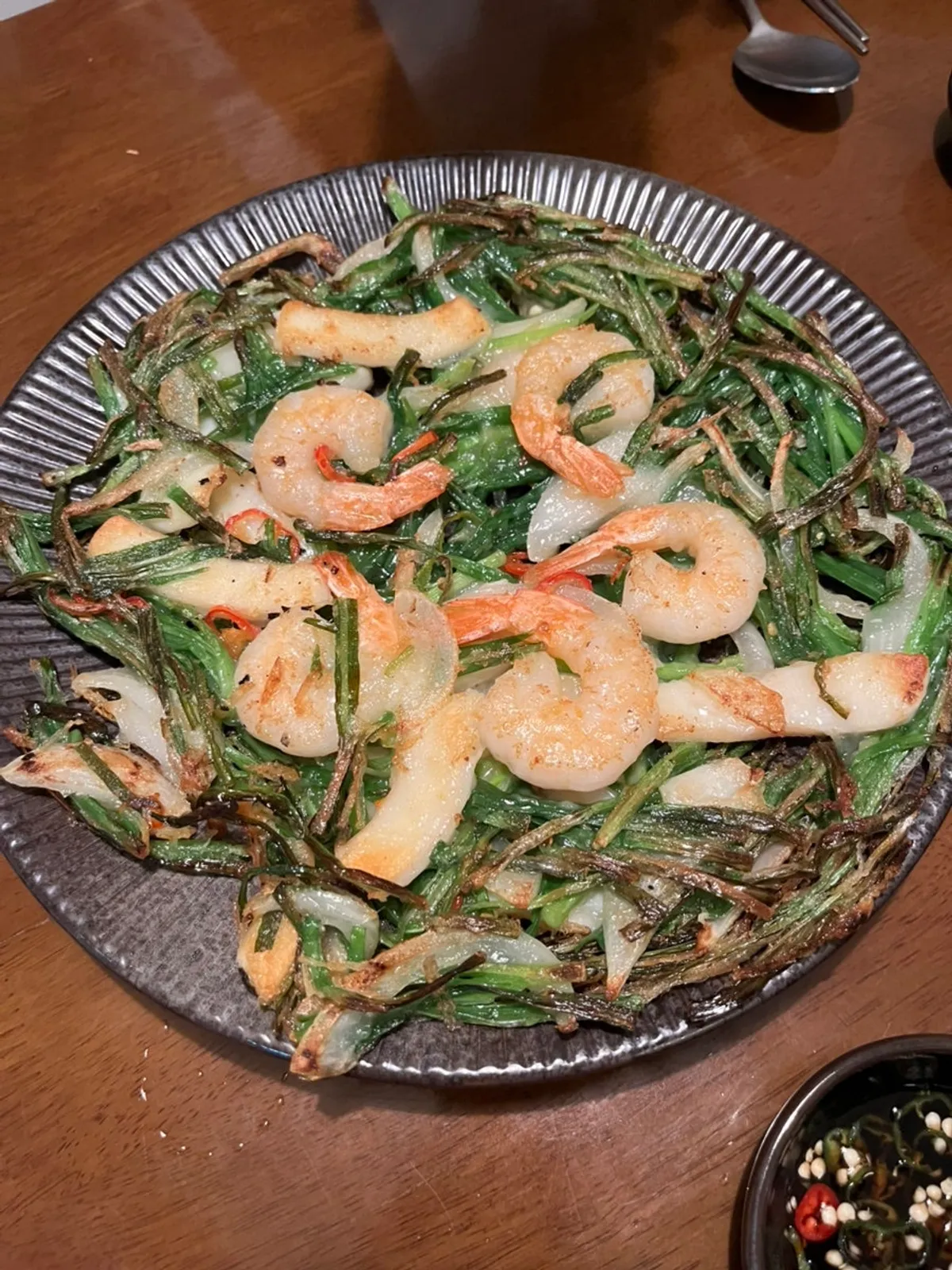 Seafood buchujeon at Dambaek Jujeom