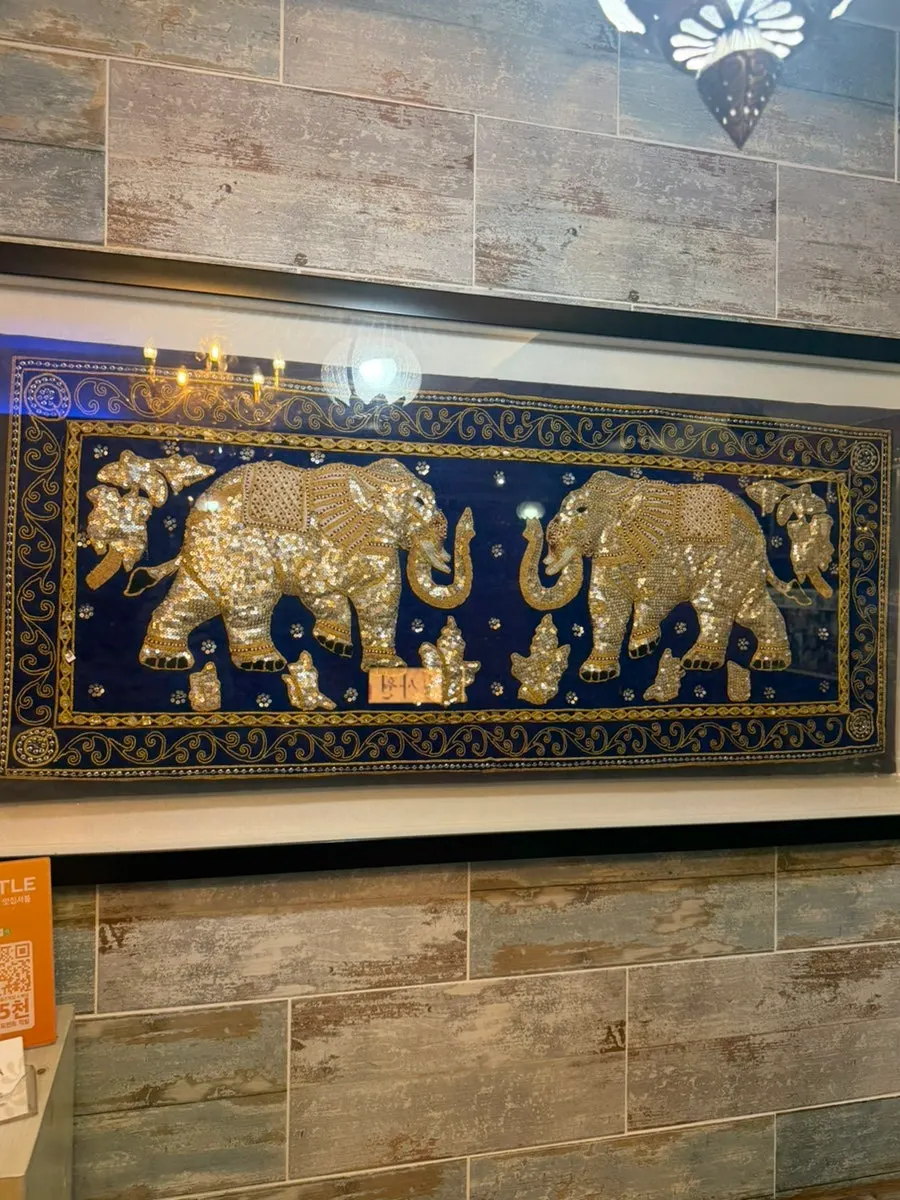 Interior seating at Deli India