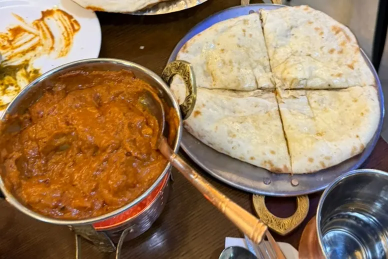 Palak aloo ordered for the first time