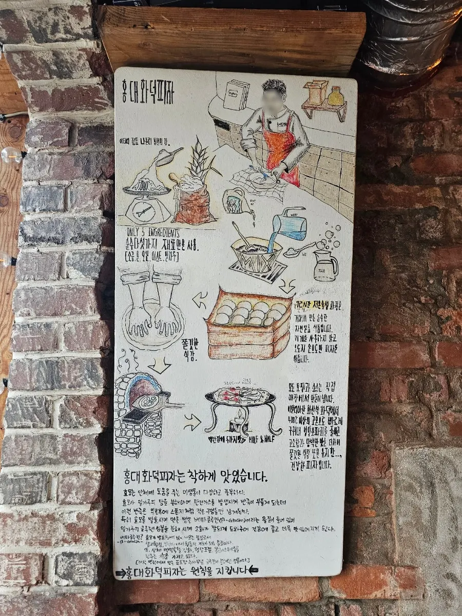 독막로7길 홍대화덕피자 외부 전경