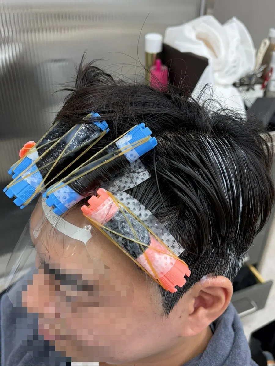 Part-perm and down-perm solution being applied