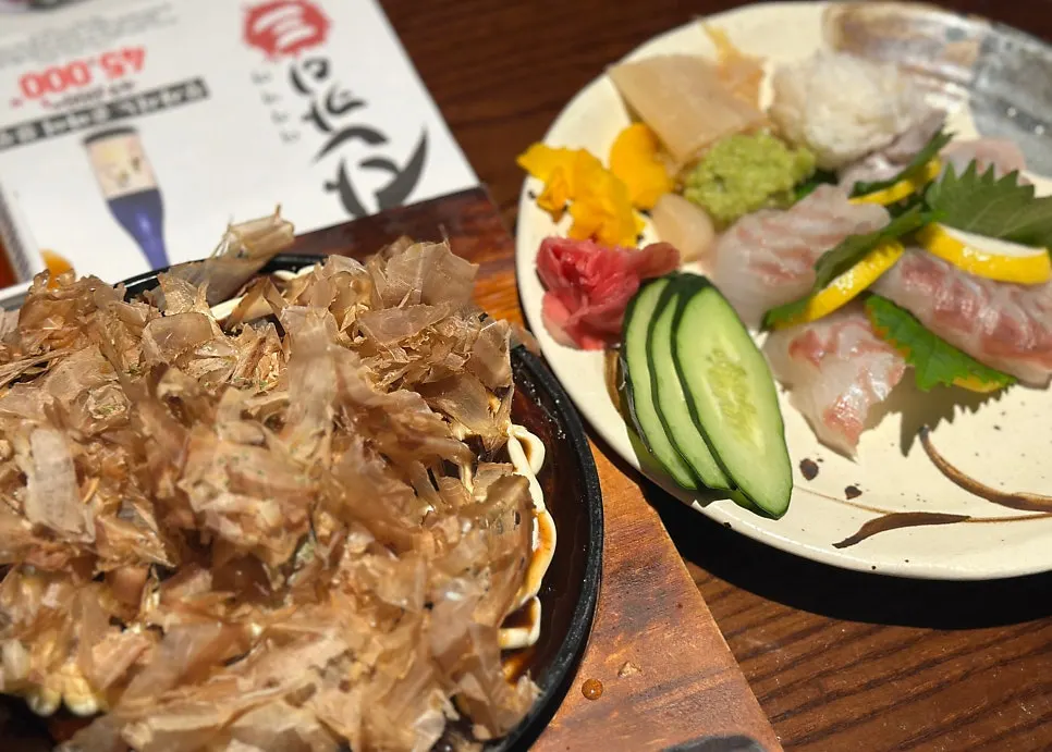 메인 메뉴 전에 마신 생맥주 한 잔