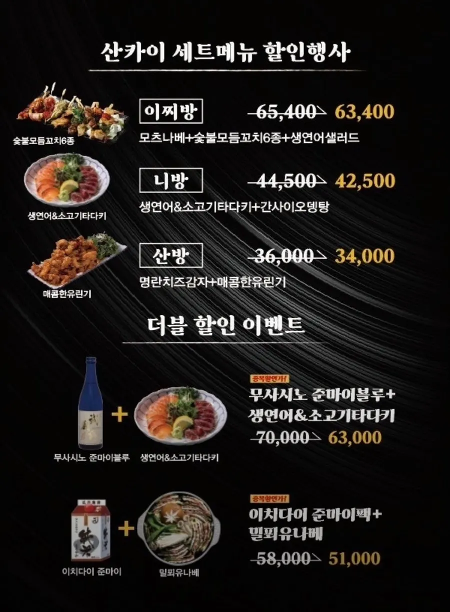 Last page of the Sangkai Izakaya Bangi Branch menu