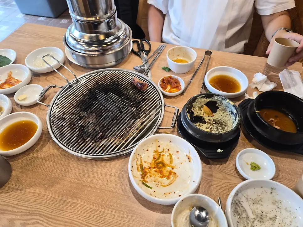 산내숯불갈비 박달점 식사 마무리 상차림