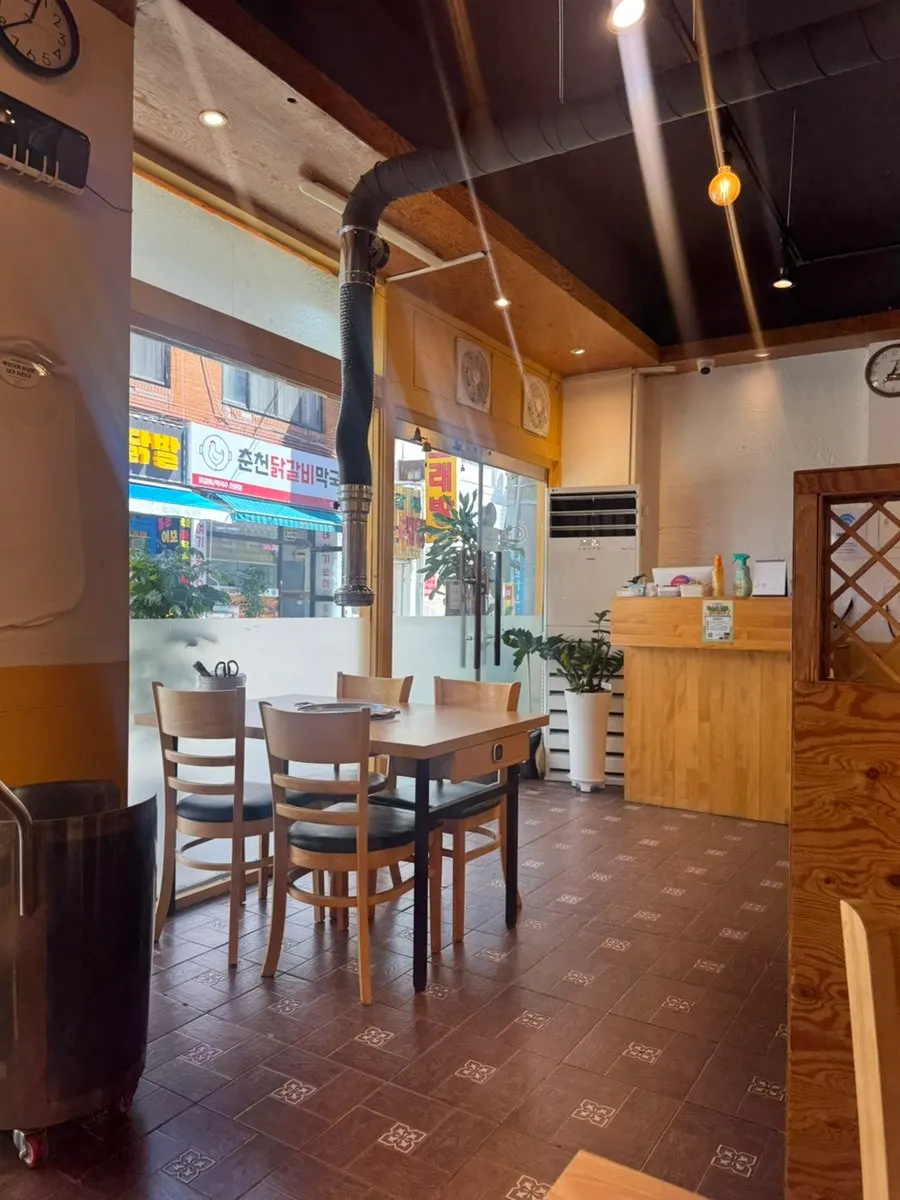 Clean interior of the newly opened restaurant