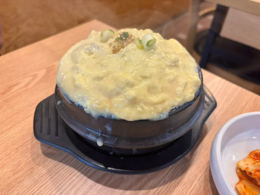Doenjang stew ordered as a side dish