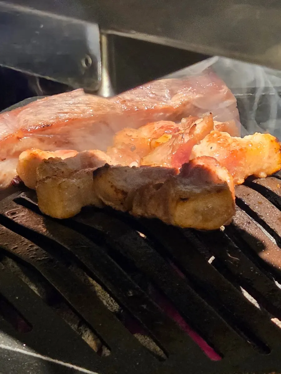 Grilled pork belly and premium cuts