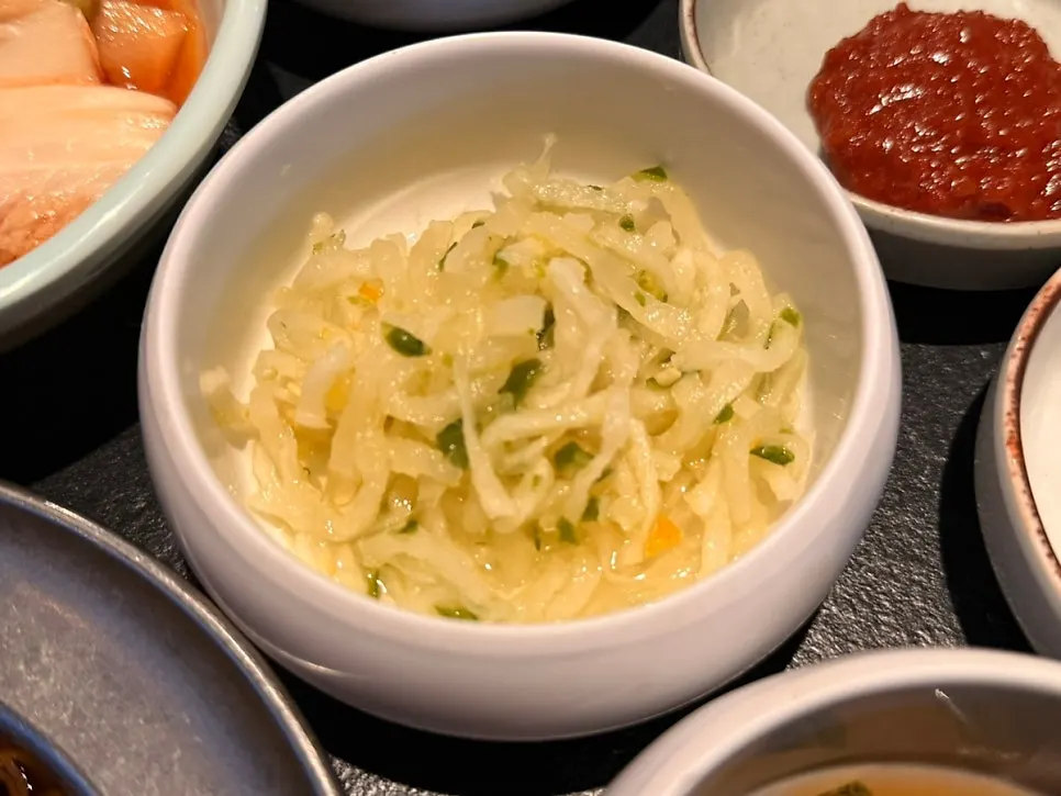Handmade banchan and sauce dishes