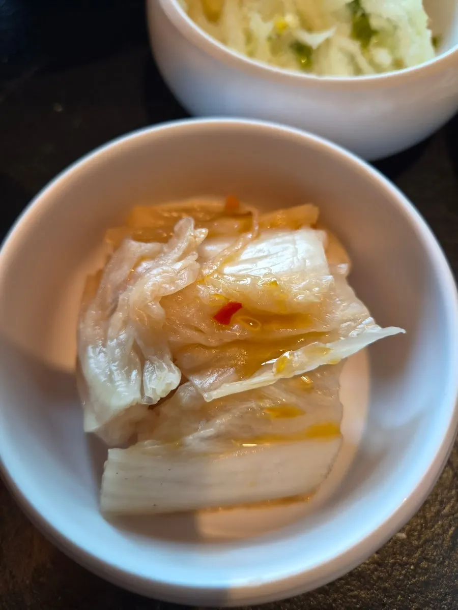 산솔 신논현점 야채무침 반찬