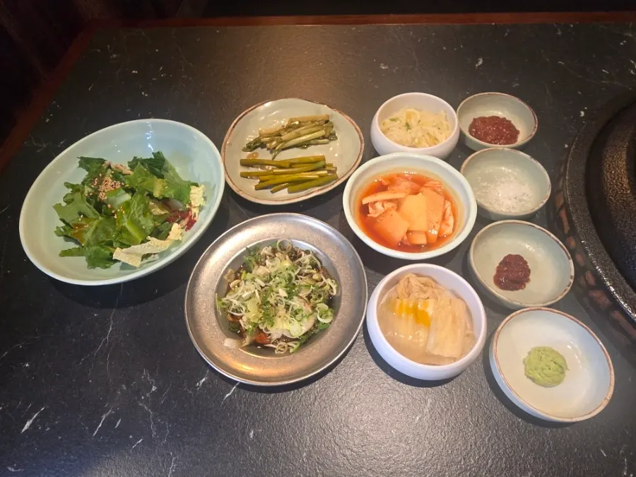 파옥장과 열무장아찌, 묵은지, 청어알젓 밑반찬 한상