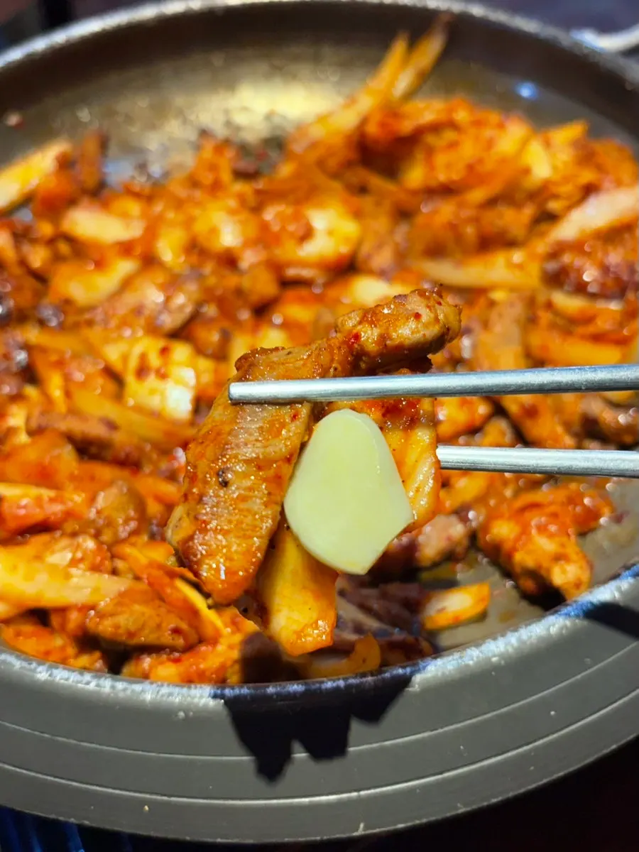Meat still left on the grill even after eating plenty